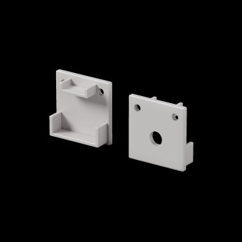 Комплект заглушек (для профиля 20×20) 2 шт., MAYTONI ALM-2020B-EC 642077