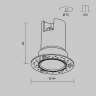 Потолочный светильник MAYTONI GRIT O501DL-L10W3K