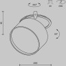 Встраиваемый светитель MAYTONI ONDA DL024-12W-DTW-B